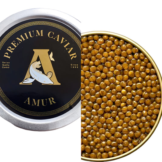 Beluga x Oscietre - Caviar AMUR / Acipenser Schrenki x Huso Dauricus